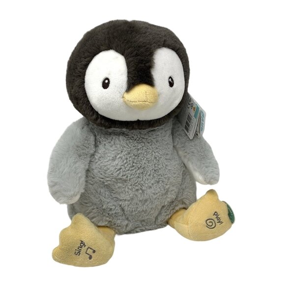 Baby Gund Kissy The Penguin Animated Sings 12 Inch Plush Musical Toy Animal - Picture 1 of 12
